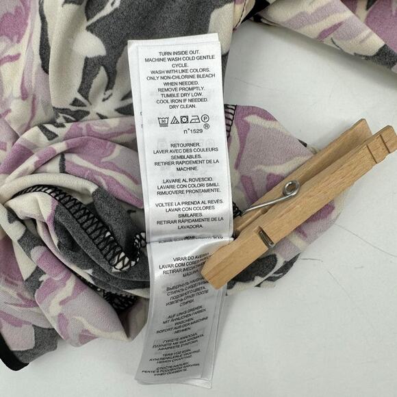 Ralph Lauren Floral Faux Wrap Hi Low V-Neck Wedding Guest Dress - Picture 10 of 10